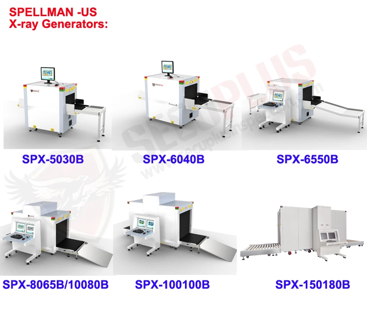 SECUPLUS Baggage Scanning Security X-ray Screening Inspection Detector Machine Cost SPX-6040B