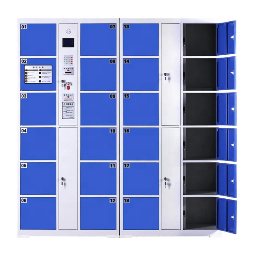 Intelligent Parcel Delivery Steel Locker Used in Gym Smart Luggage Parcel Locker