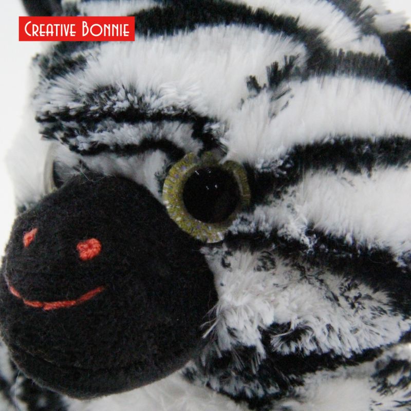 Zebra with Long Arms and Pellets Plush Toys