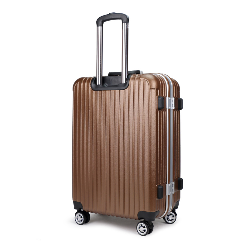 26"Trolley Luggage Aluminum Cover Luggage Scratch Proof Luggage