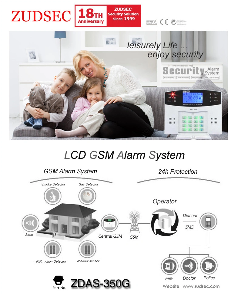 Hot Selling GSM Auto Dial Home Burglar Intruder Security Home Security System