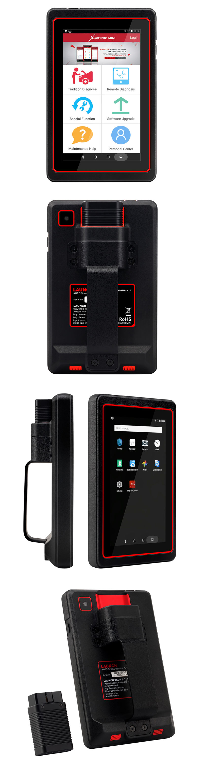 Universal Car Scanner Tool Launch X431 PRO Mini Diagnostic Code Reader Engine Scanner