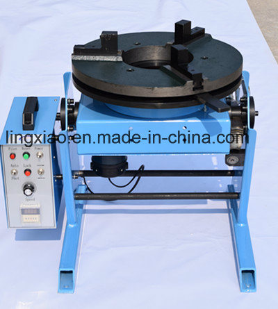 Ce Certified Welding Turning Table HD-100 (center through hole 140mm) with Center Through Hole 170mm Chuck