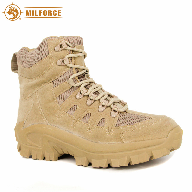 Sand Suede Army Ranger Military Desert Boots Breathable Climbing Boots