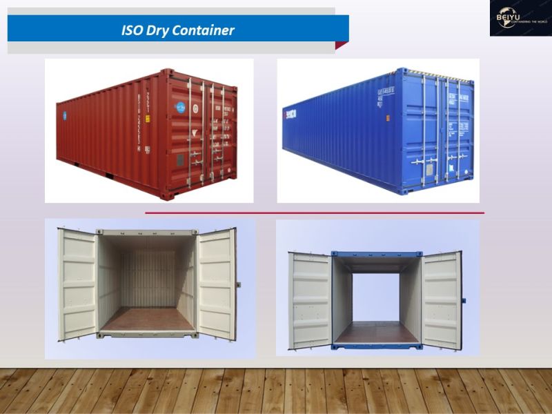 New and Used Csc Hard Open Top Shipping Container with Full and Half Height