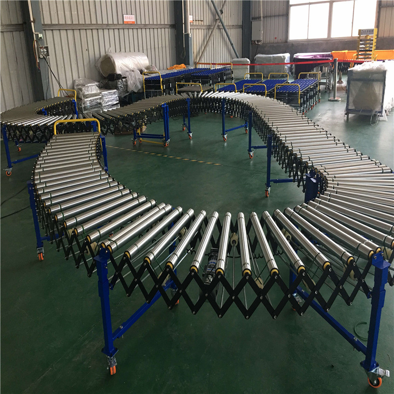 Roller Conveyor for End of Production Line Package Handling Solution
