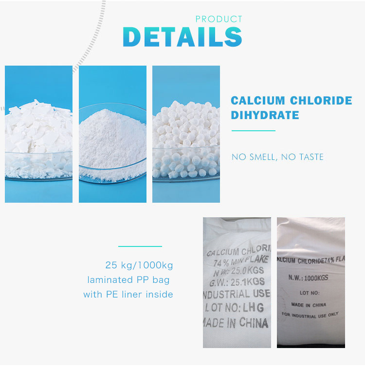 Genuine Parcel Post Calcium Chloride Flake for Oil