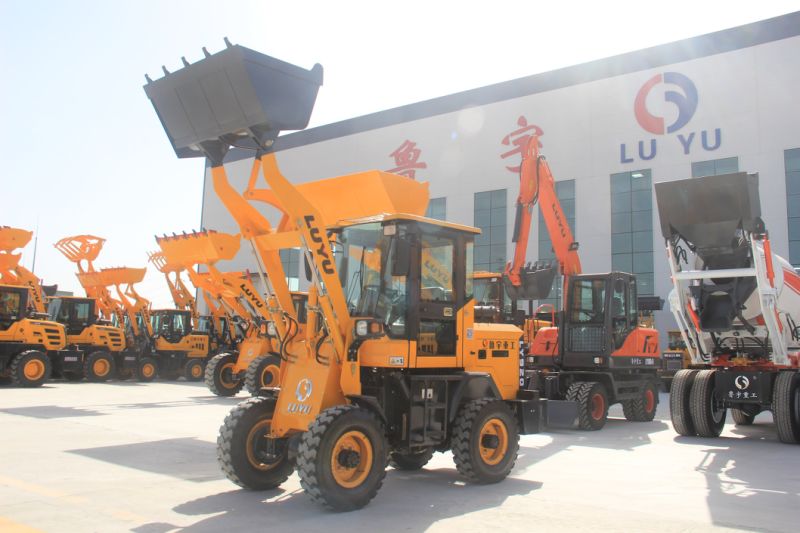 Professional Design 1 Ton Compact Wheel Loader for Industrial Use