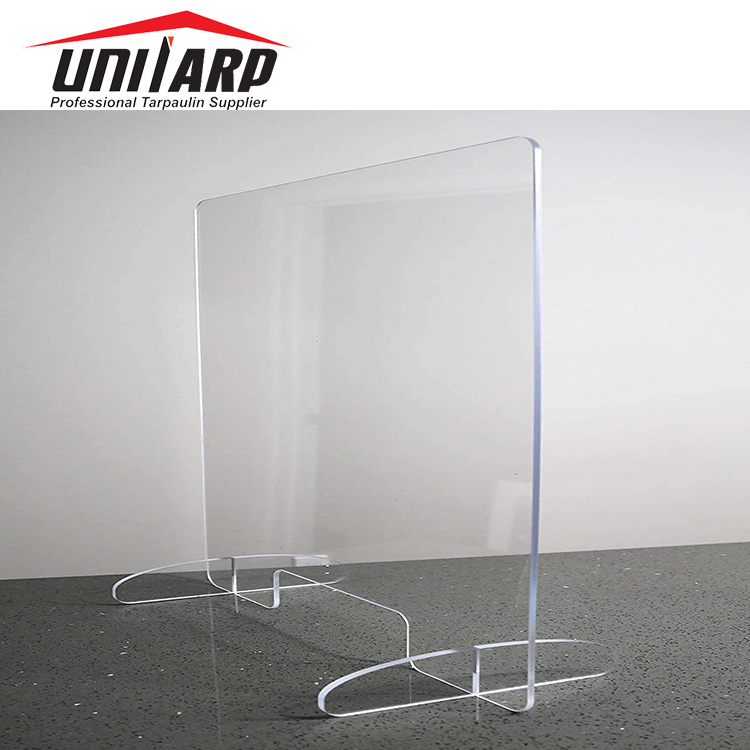 Customized Super Clear Acrylic Sheet 2.05*3.05m Reception Protection Barrier for Employers