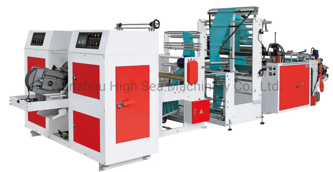 All Heating Use Heating Tubes The Rewinder Control Panel Real-Display Touch Screen Bag Making Machine