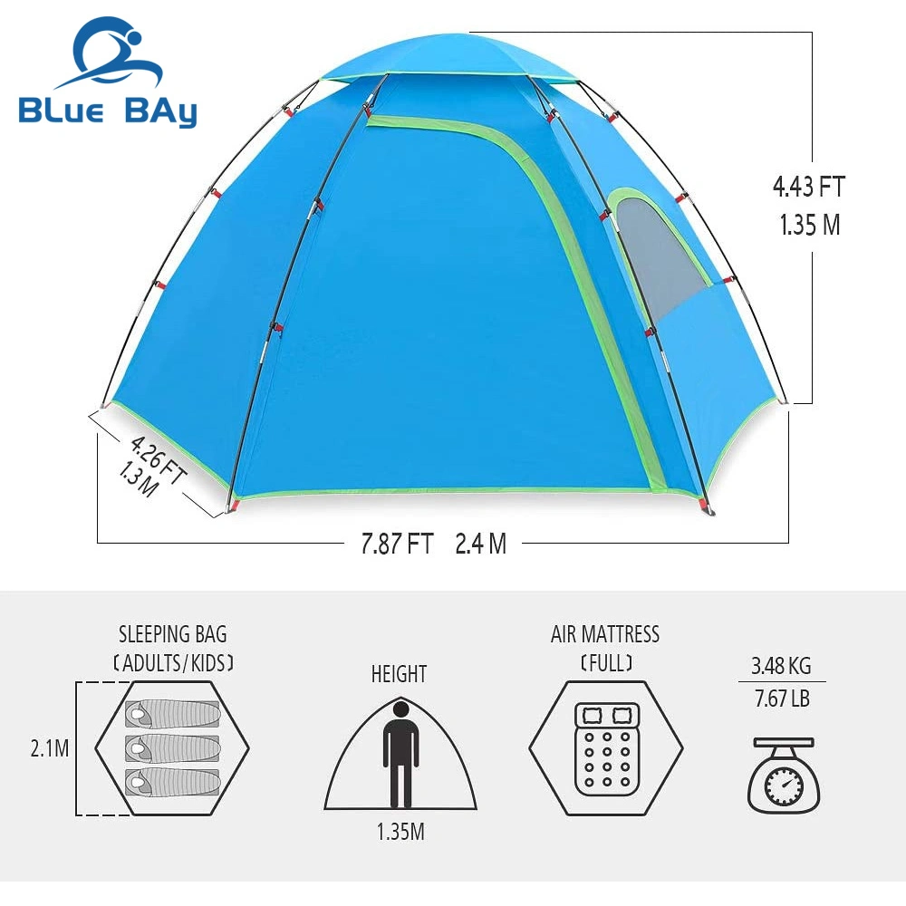 Amazon Hot Sale Outdoor Portable Waterproof Instant Setup Camping Tent