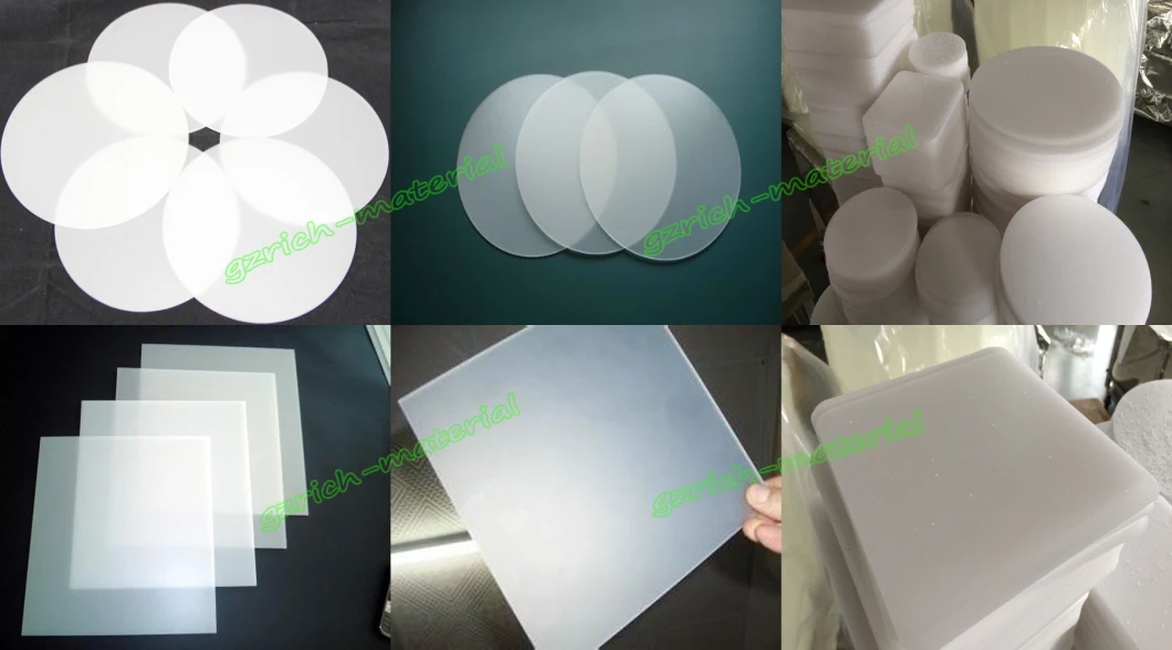 Rectangular Size Plastic Light Diffuser Plate/Plastic Diffuser Sheet for Lighting