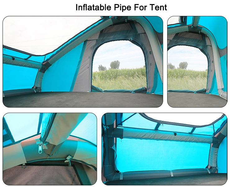 New Product Fully Inflated Roof Tent Glamping Aluminum Ladder 4 Season Inflatable Tent