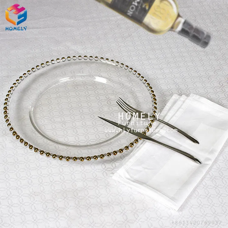 Glass Charger Plate Glass Plate Charger Plate Dinnerware Tableware