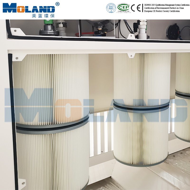 Moland Polyester Air Filter Cartridge PTFE Membrane Pleated Industrial Filter Cartridge