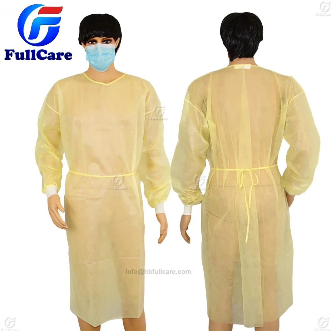 Isolation Gown, Hospital Gown, CPE Gown, Disposable Isolation Gown, Medical Gown, Protective Gown,