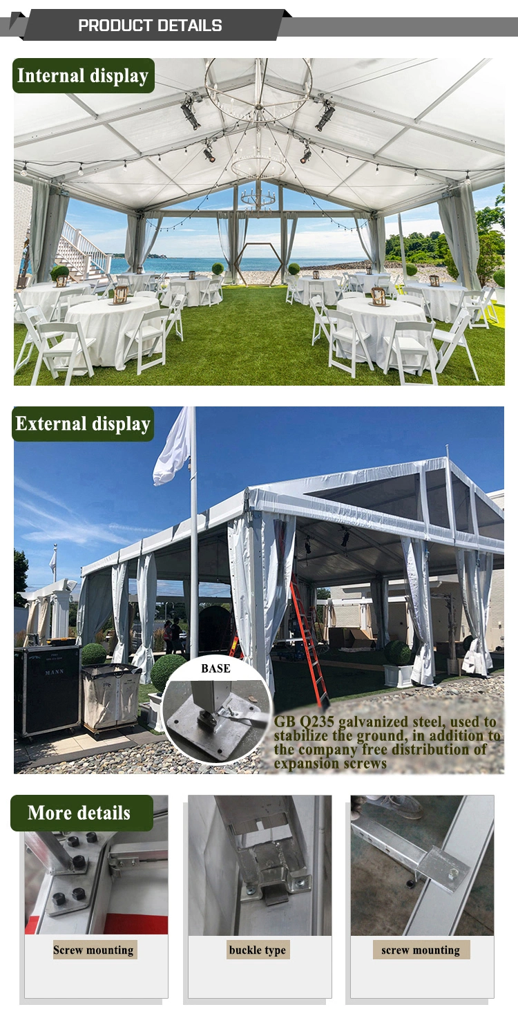 Trade Show Custom Tent Events with Tent Peg with Fabric Side Wall