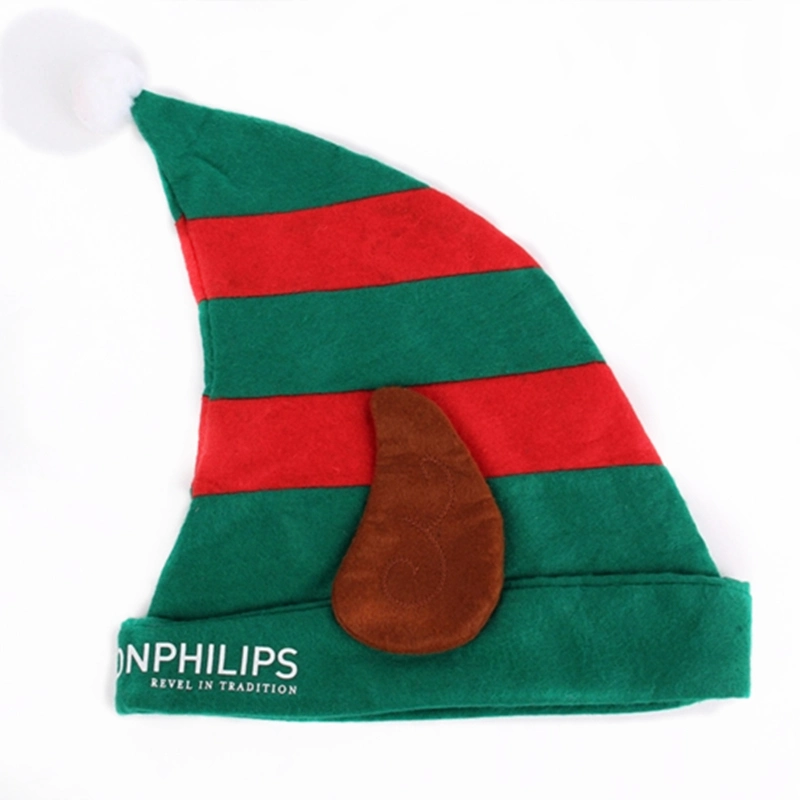 Christmas Elf Hat with Ears Accessory Xmas Elves Adult Hat