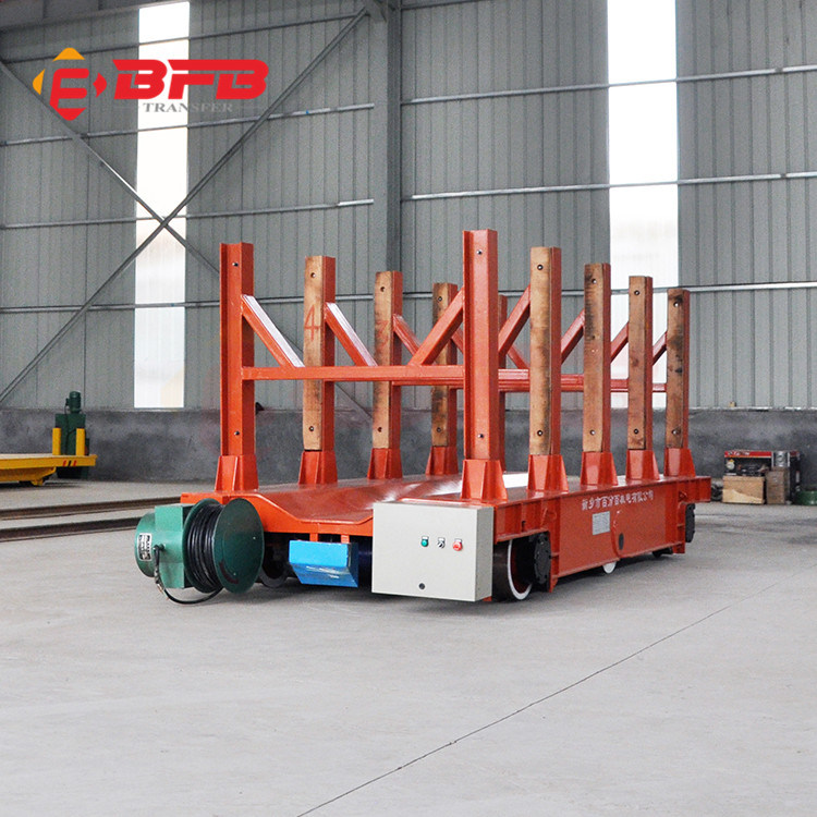 Motorized Industry Use Transfer Cart for Metal Industry on Rails