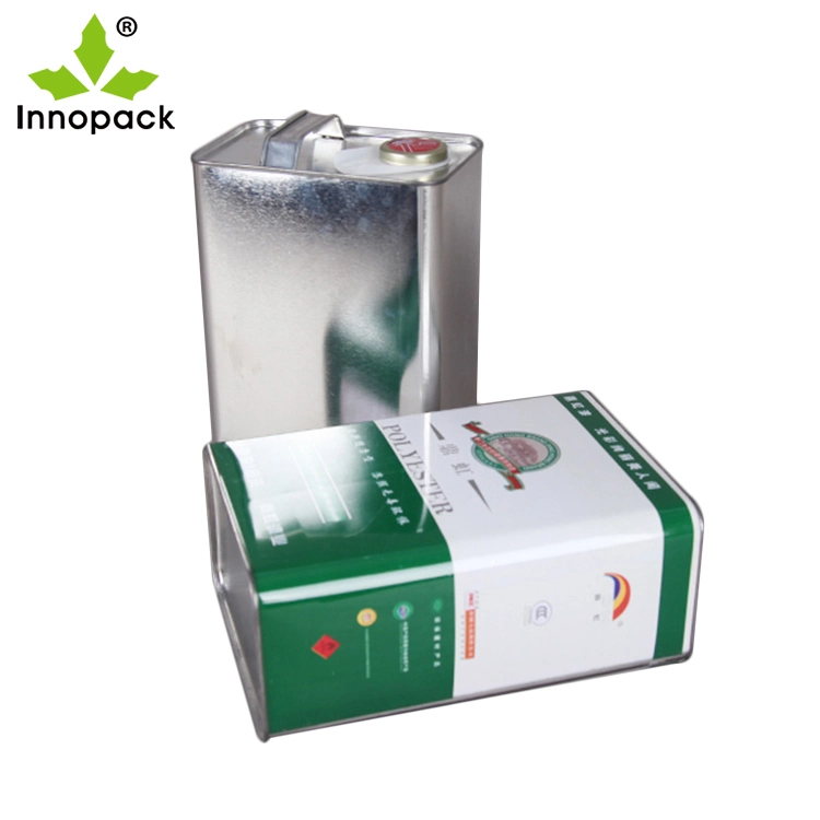Innopack 5L Olive Oil Edible Cooking Oil Tin Cans with Pull Olive Oil Can