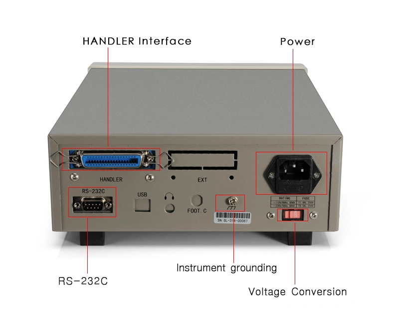 Lcr Meter Digital Bridge Measurement of Inductance Resistance Capacitance Inductance Tester