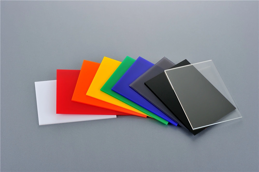 White/Red/Black Colored Acrylic Sheets UV Acrylic Sheet 3mm Plexiglass Sheet