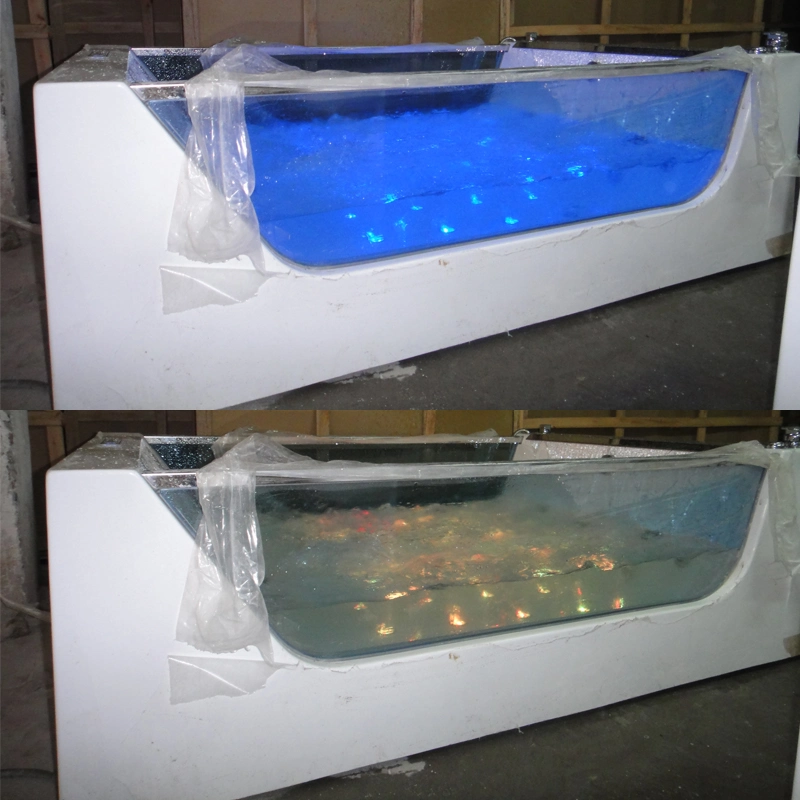 High Quality Rectangular Bathroom Best Acrylic Clear Glass Bathtub