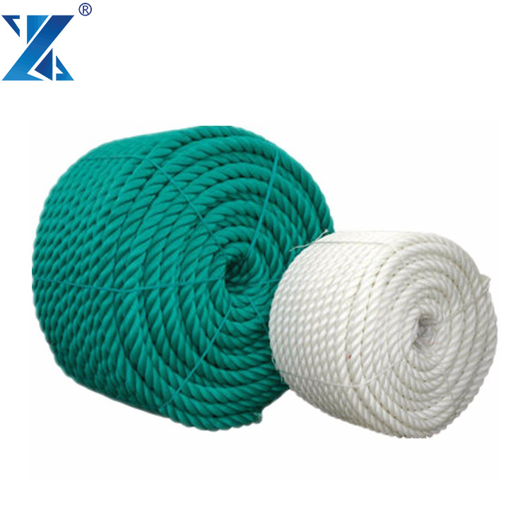 Polypropylene Tiger Rope 22mm 3 Strand PP Rope Polypropylene Monofilament /Multifilamet Fiber Rope