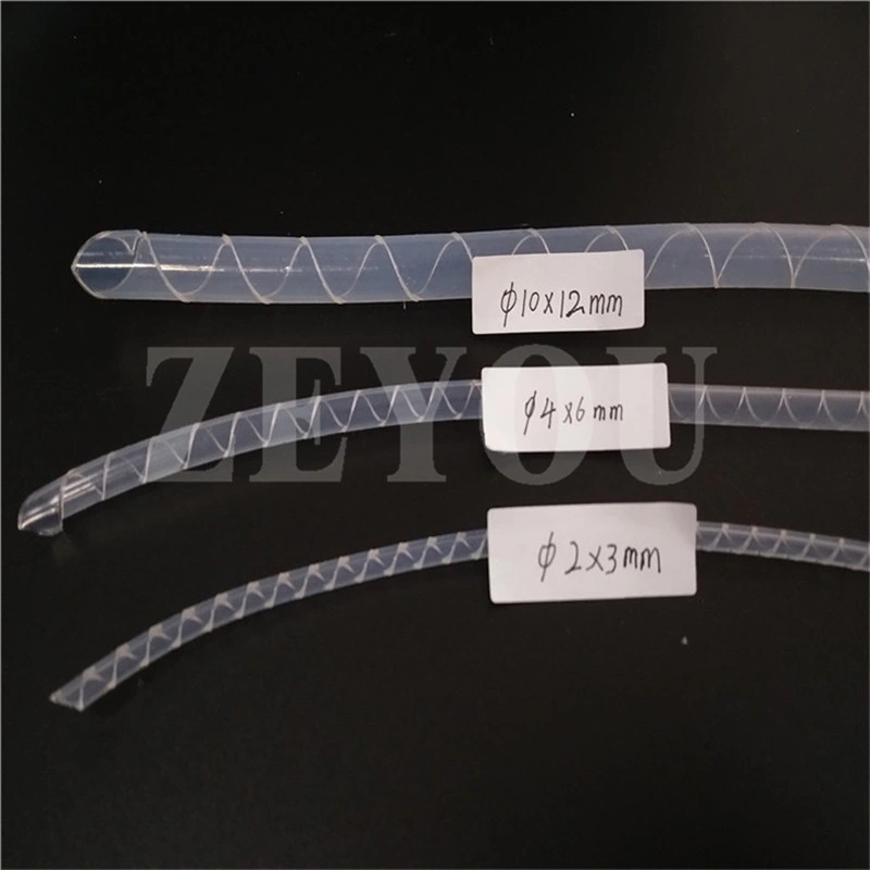 Modified Transparent FEP PTFE PFA Winding Tubing for Cable Packing