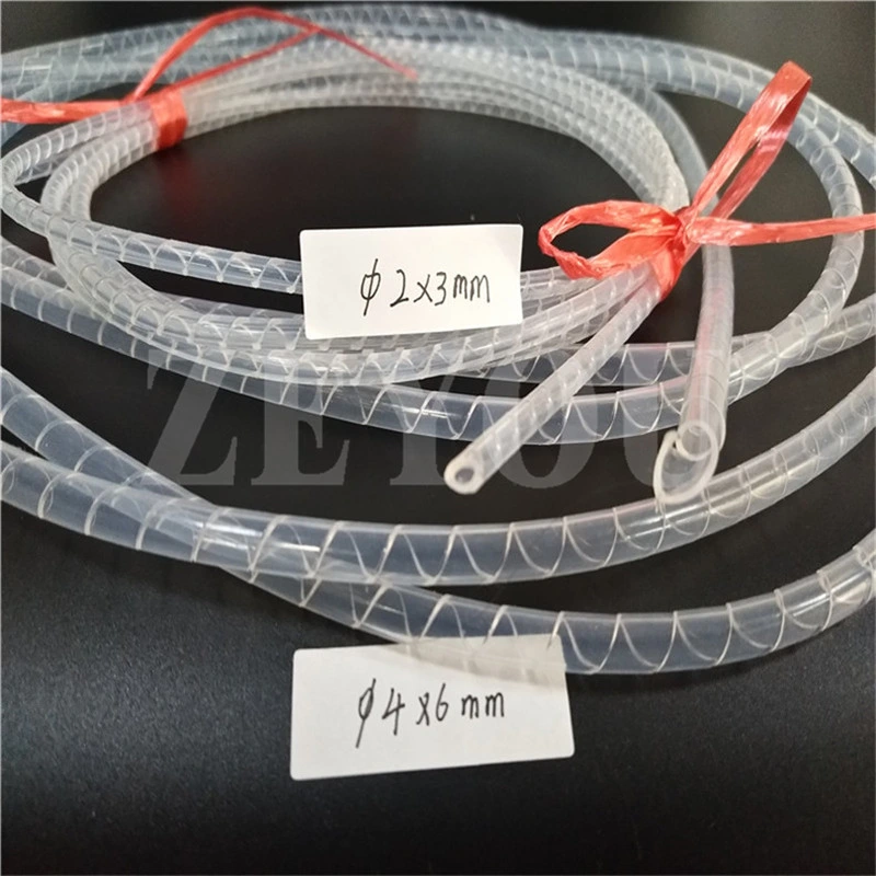 Modified Transparent FEP PTFE PFA Winding Tubing for Cable Packing