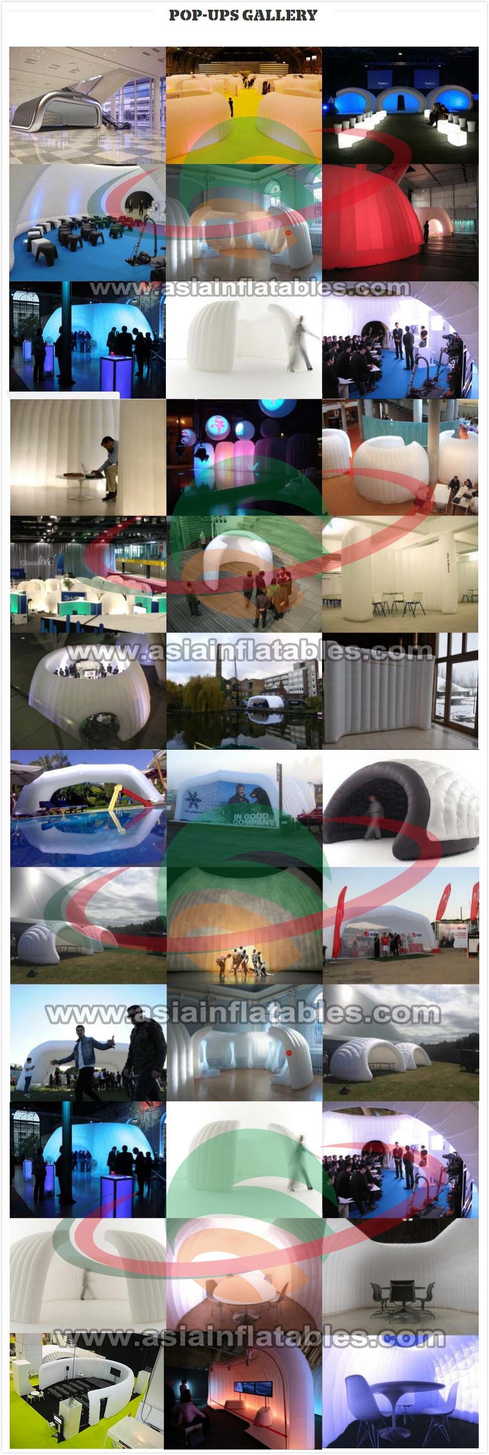 Inflatable Lighting Tent Event Igloo Dome for Sale