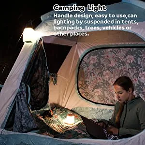 Fishing Outdoor Lantern Hanging LED Durable W Hiking Emergency Night Camping Tent Light Lamp