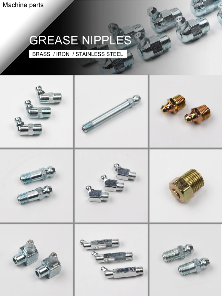 Automatic Lubrication Metric Thread Steel Grease Nipple