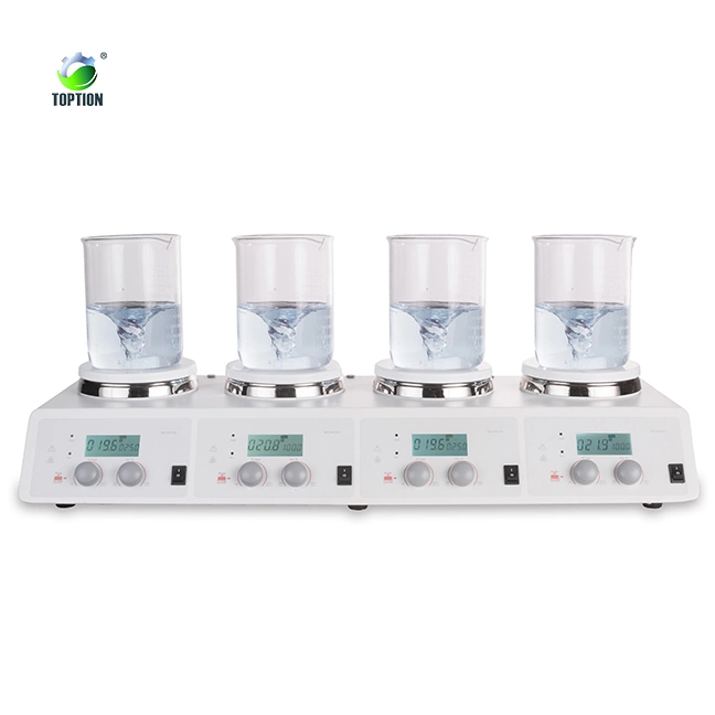 Multi-Position Magnetic Stirrer Laboratory Heating Digital Hotplate Waterbath Magnetic Stirrer