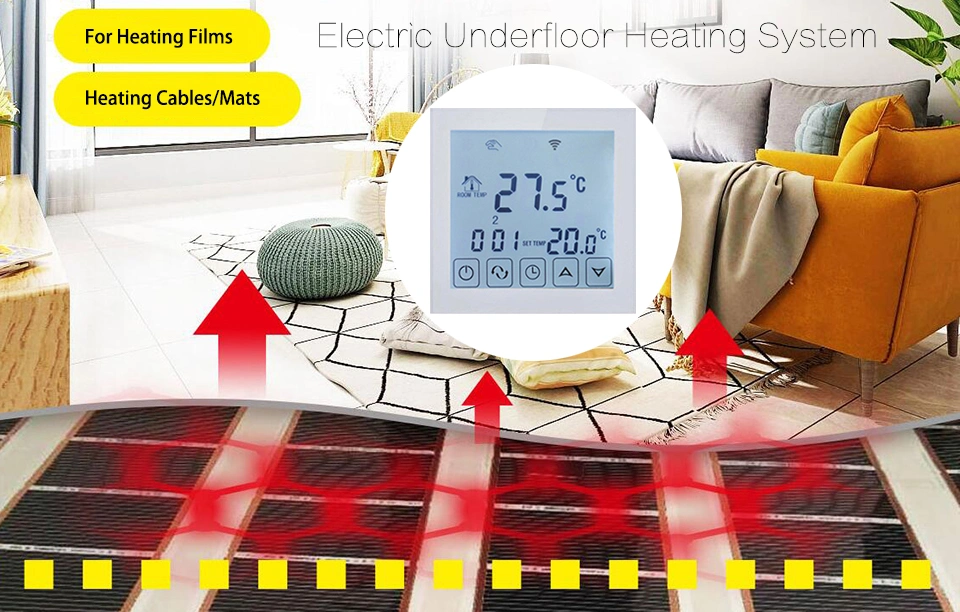 Wired Smart WiFi Control Thermostat for Electric Heating System
