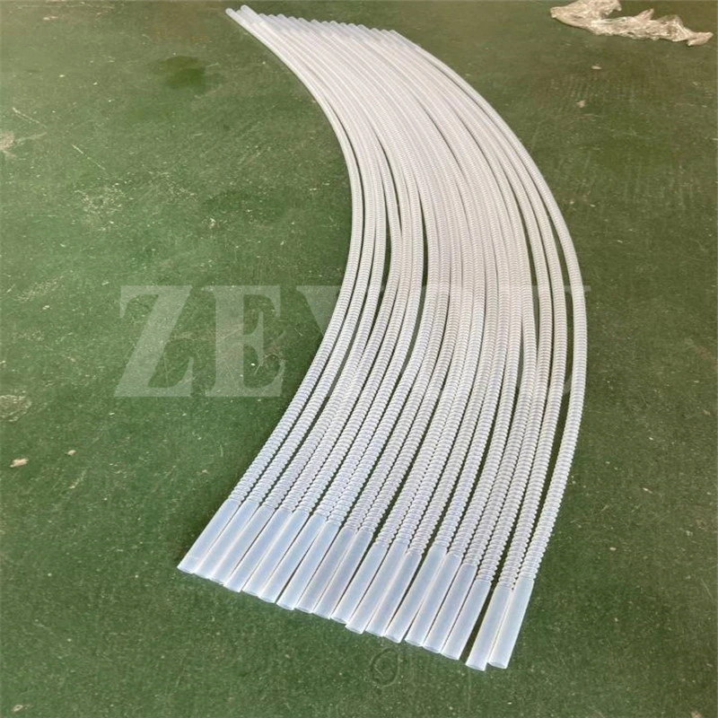 Flexible Corrugated PTFE F4 PFA FEP Tubing for Chemical Industry