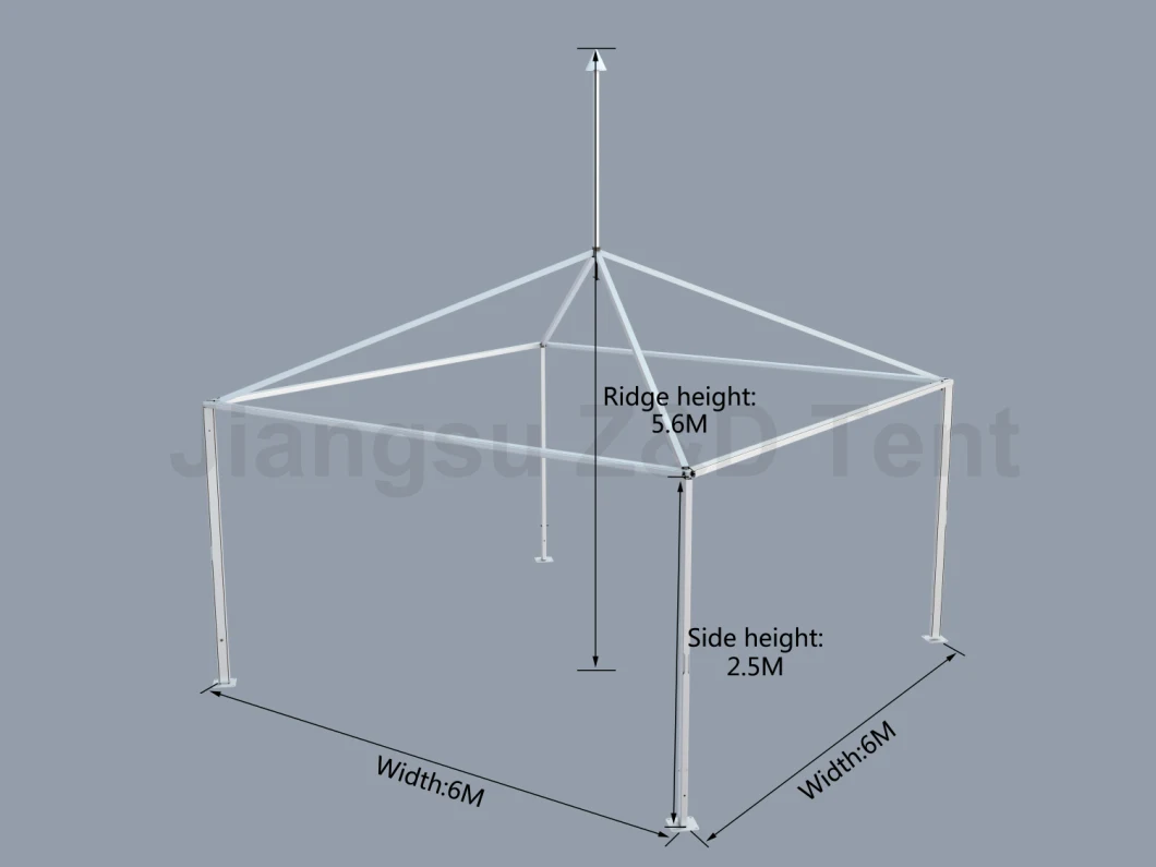Factory Price Aluminum Exhibition White PVC Canopy Event Pagoda Marquee Tent