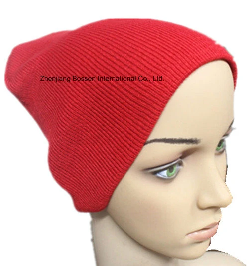 OEM Produce Cheap Customized Color Acrylic Knitted Sports Beanie Cap