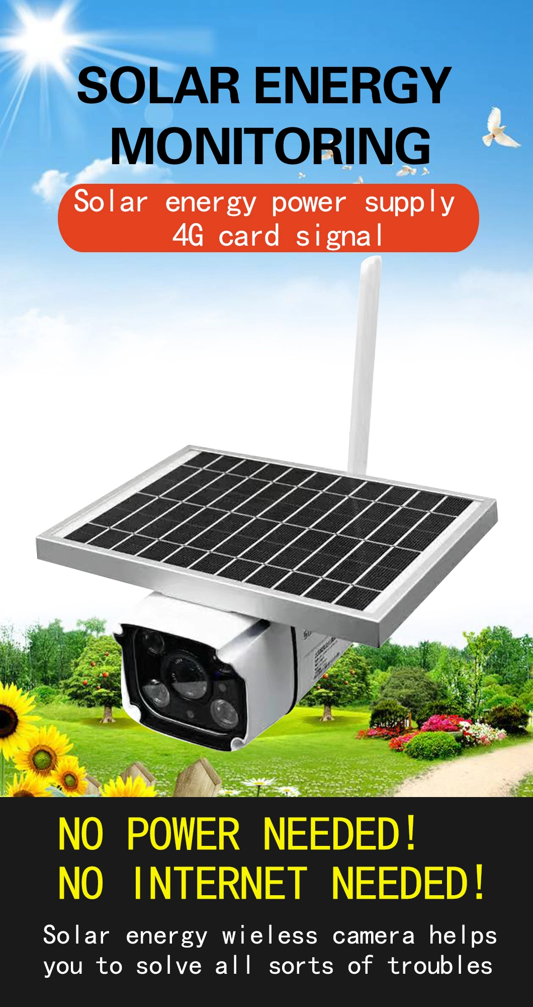 Best 4G Powered Outdoor Solar CCTV Camera WiFi UK Price