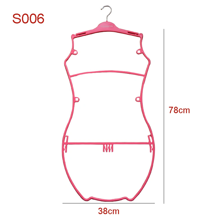 Beach Bikini Thin Shoulders Glamorous Underwear Vest Plastic Drying Rack
