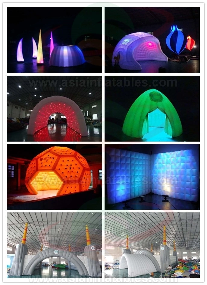 Bubble Inflatable Tent Custom Trade Show Portable LED Exhibition Booth