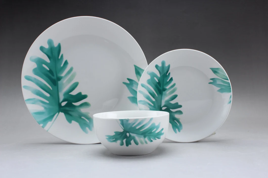 Hot Selling 12PCS Luxury Discount Porcelain Dinnerware Tableware Set Dinner Set for Wholesale
