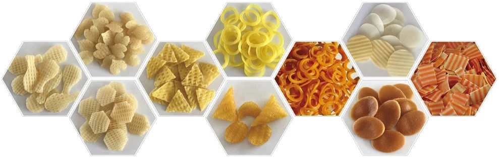 Extruded 2D Ring Snack Pellet Fryum Extrusion Machinery Manufacturer