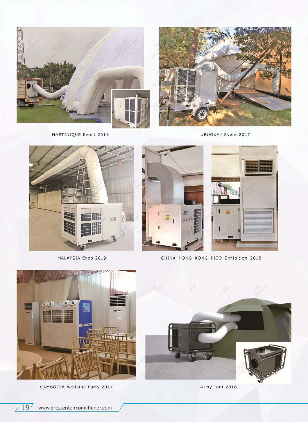 10HP Package Outdoor Event Portable Window Air Conditioner for Tents