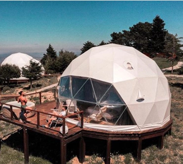 Guanzghou Outdoor Event Exhibition Tent Geodesic Dome Luxury Party Tent