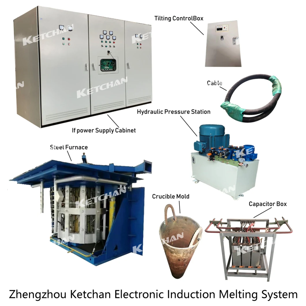 Automatic Medium Frequency Induction Heating Forging Melting Welding Hardening Quenching Annealing Tempering Machine