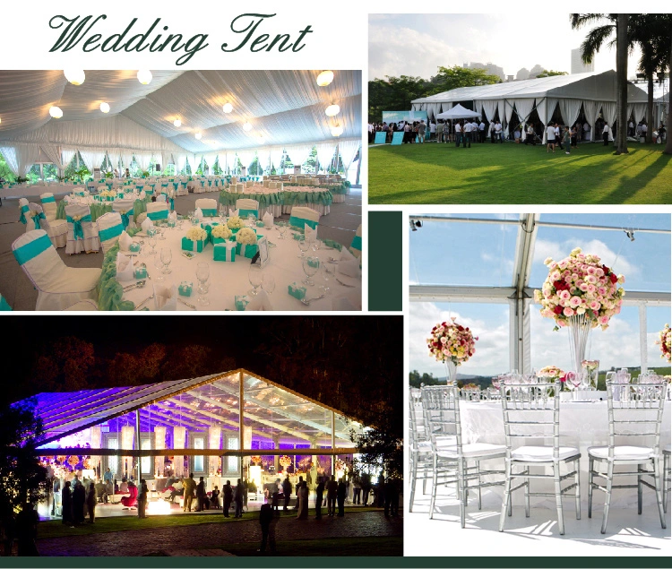 Transparent Tent with Inside Decoration for Outdoor Wedding Party