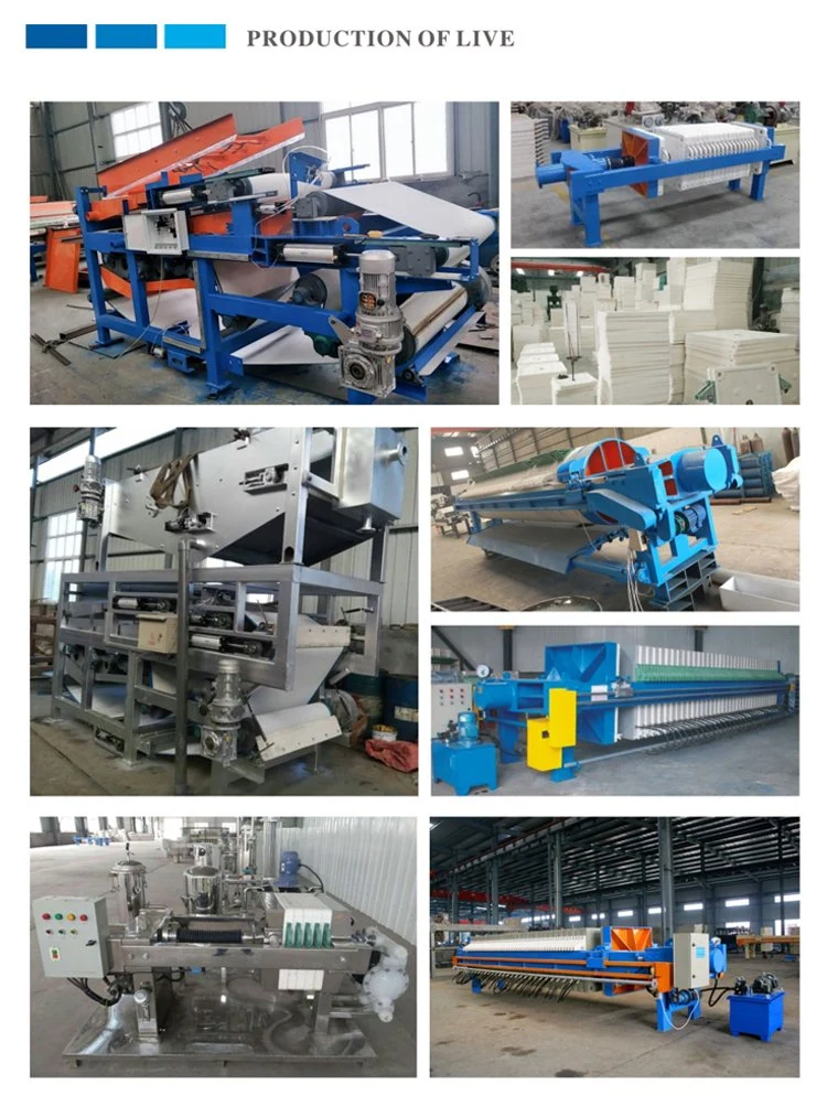 Industrial Auto Small PP PTFE Oil Plate and Frame Filter Press