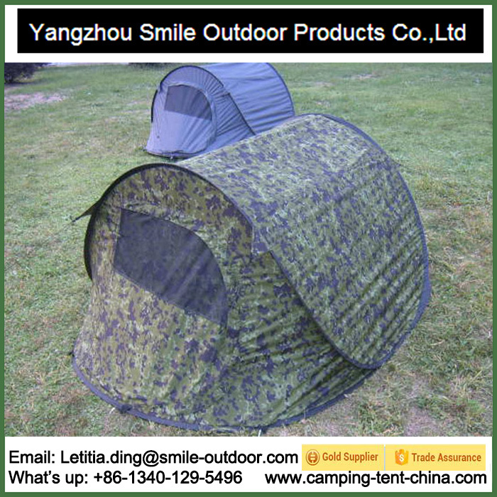 Modern Design Camouflage Camping One Minute Pop up Tent