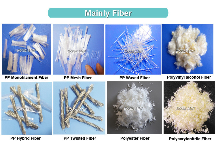 6mm Polypropylene Monofilament Staple Fiber Microfibers for Cement-Based Concrete